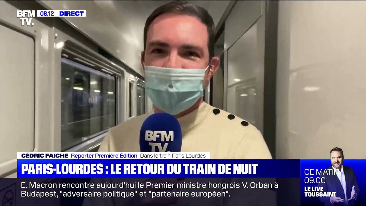 Bilan de ma nuit en train-couchette - Cédric Faiche BFMTV