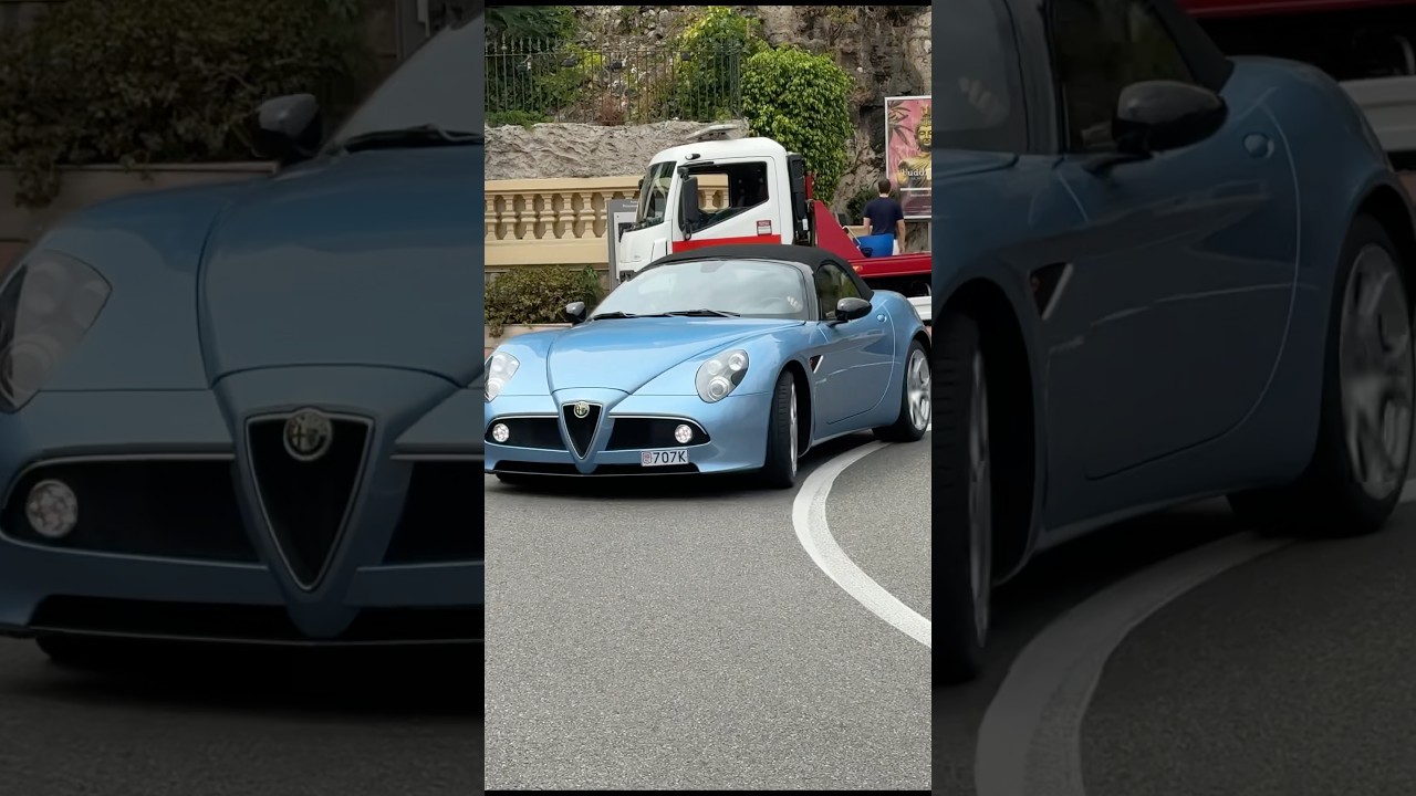 Beautiful Alfa Romeo 8C Spider in Monaco 