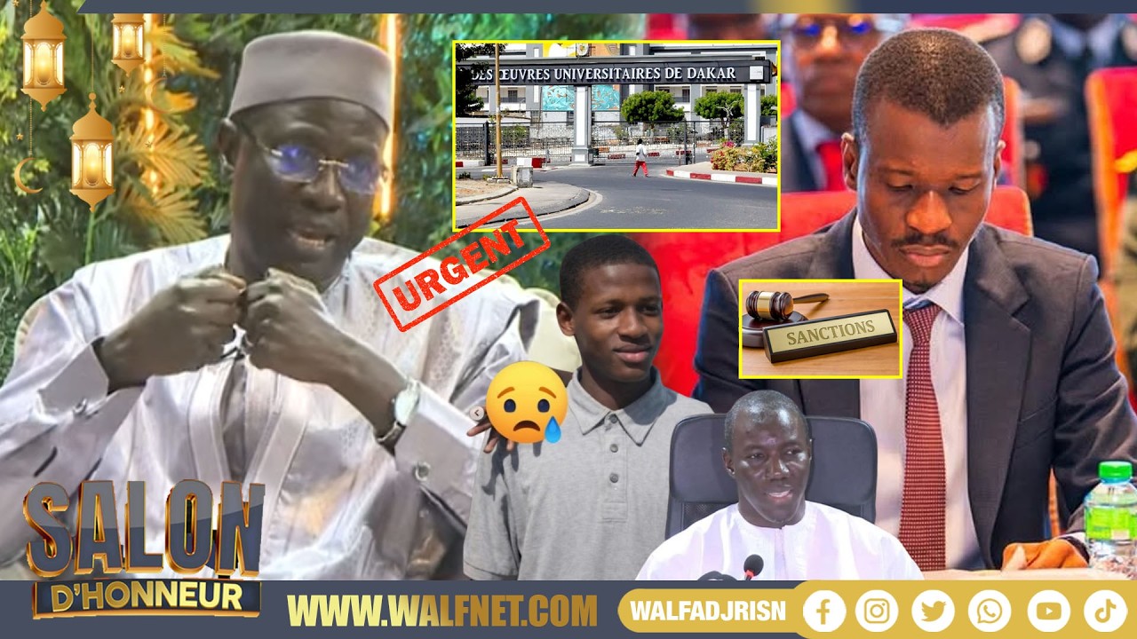 ​URGENT UCAD : Les premières sanctions tombent après la mort de l'étudiant Abdoulaye Ba 🏛️💣