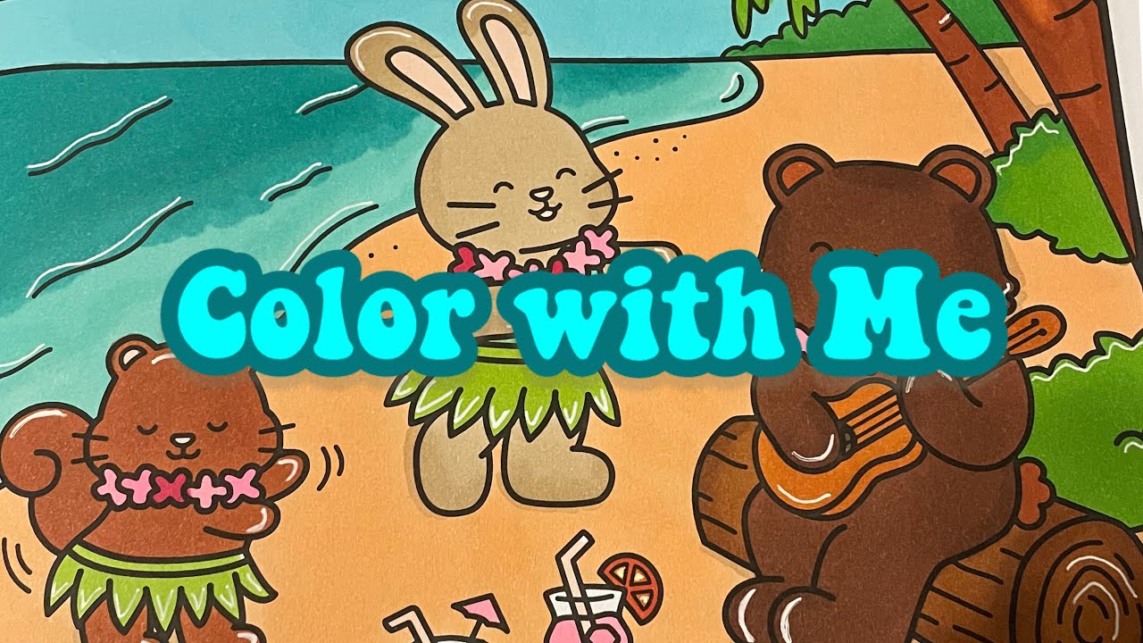 Color with Me: Hawaiian Vacation ☀️🌺