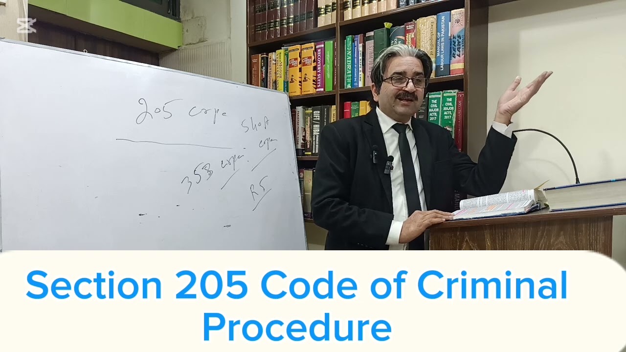 Section 205 Code of Criminal Procedure #kung #law #highcourt #kung