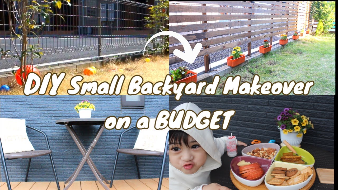 DIY SMALL Backyard Makeover on a BUDGET 2021|Unboxing outdoor furnitures| Slow living| Relaxing vlog