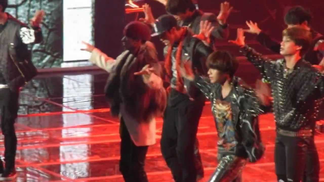 121229 SBS 가요대전 SM dance Yunho cam ^ ^