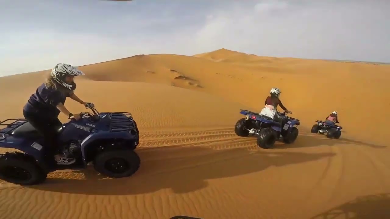 Quad in Merzouga Sahara Desert