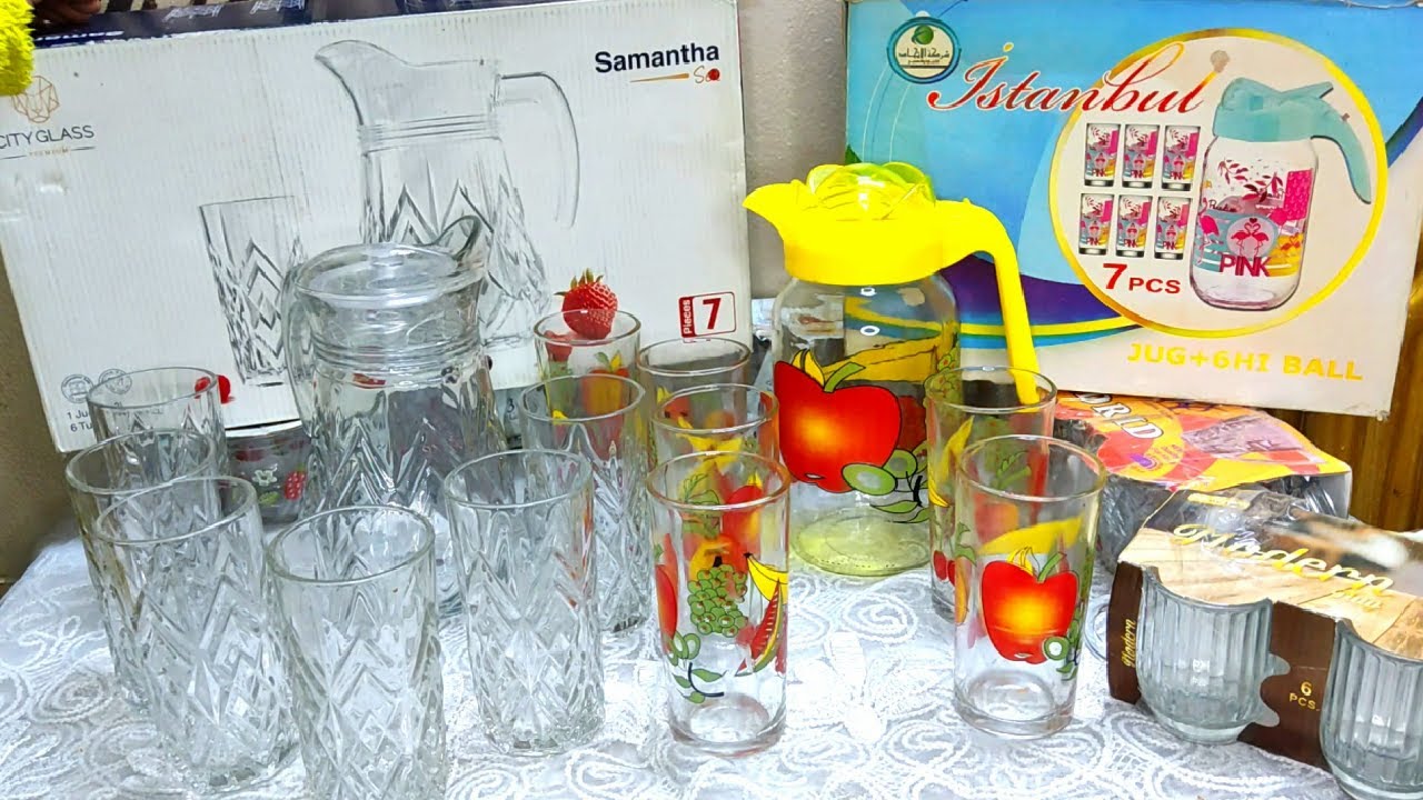 الجزاء الاول من الزجاج فى جهاز العروسه 😍من سلسلة جهاز العروسة من الالف للياء