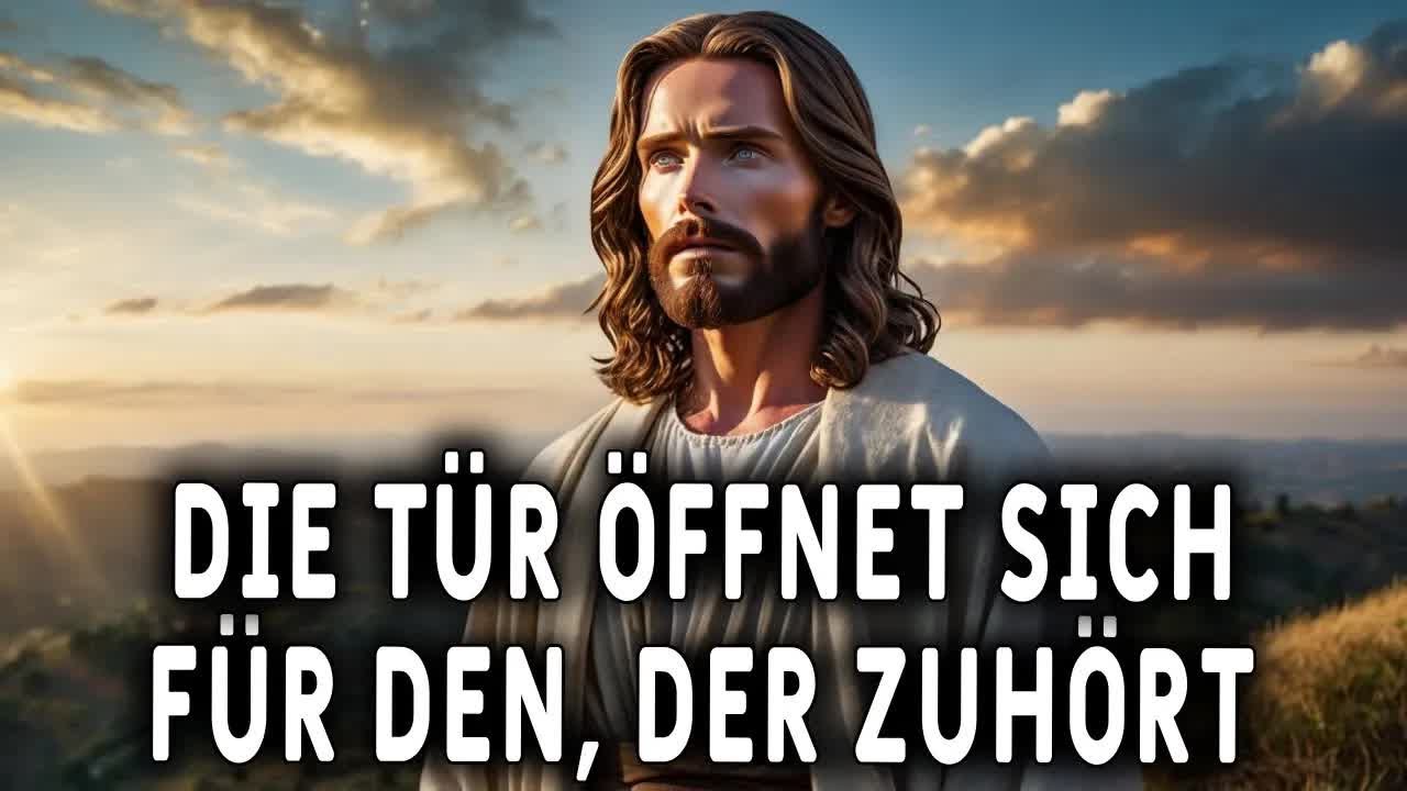 Eine Tür öffnet sich – aber Sie müssen zuerst zuhören! Botschaft von Gott