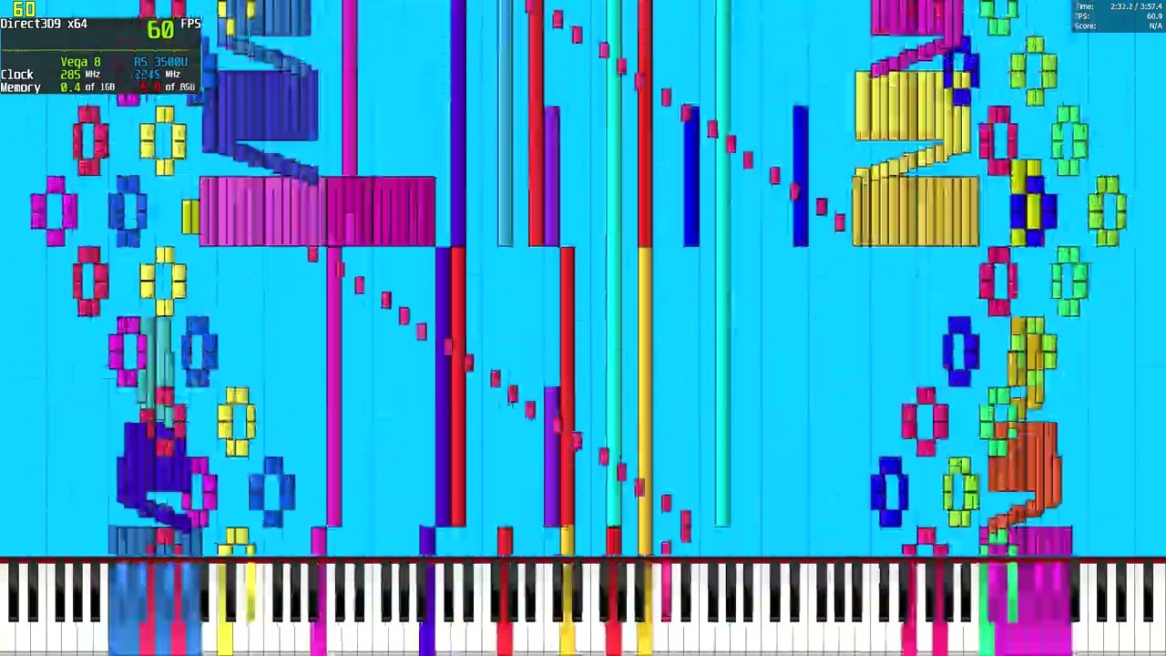 Black MIDI: LamazeP - Triple Baka (Triple Baka Collab F1) 20.1 Million Notes | Legit Run