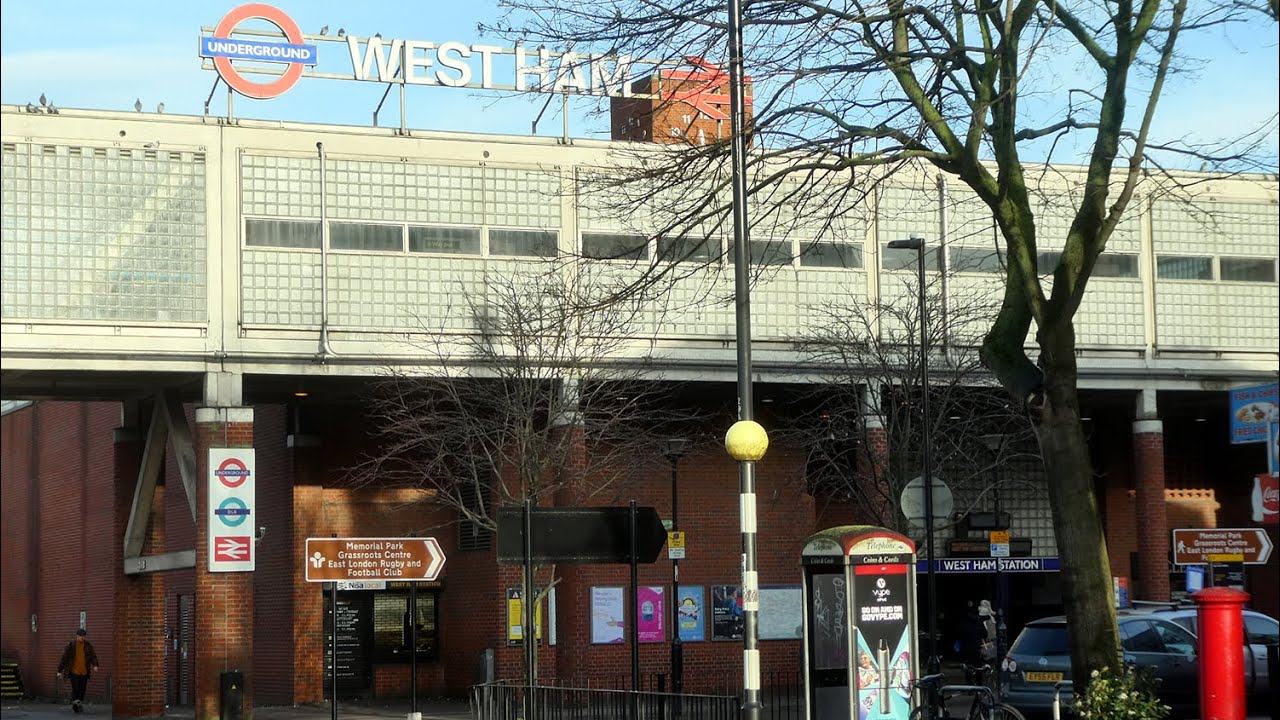 West Ham station London, Trains & Buses