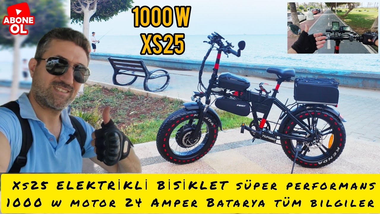 Rks Xs25 Katlanır Elektrikli Bisikleti 60 km hıza çıkardık.1000w kit performans ve Tüm Bilgiler 