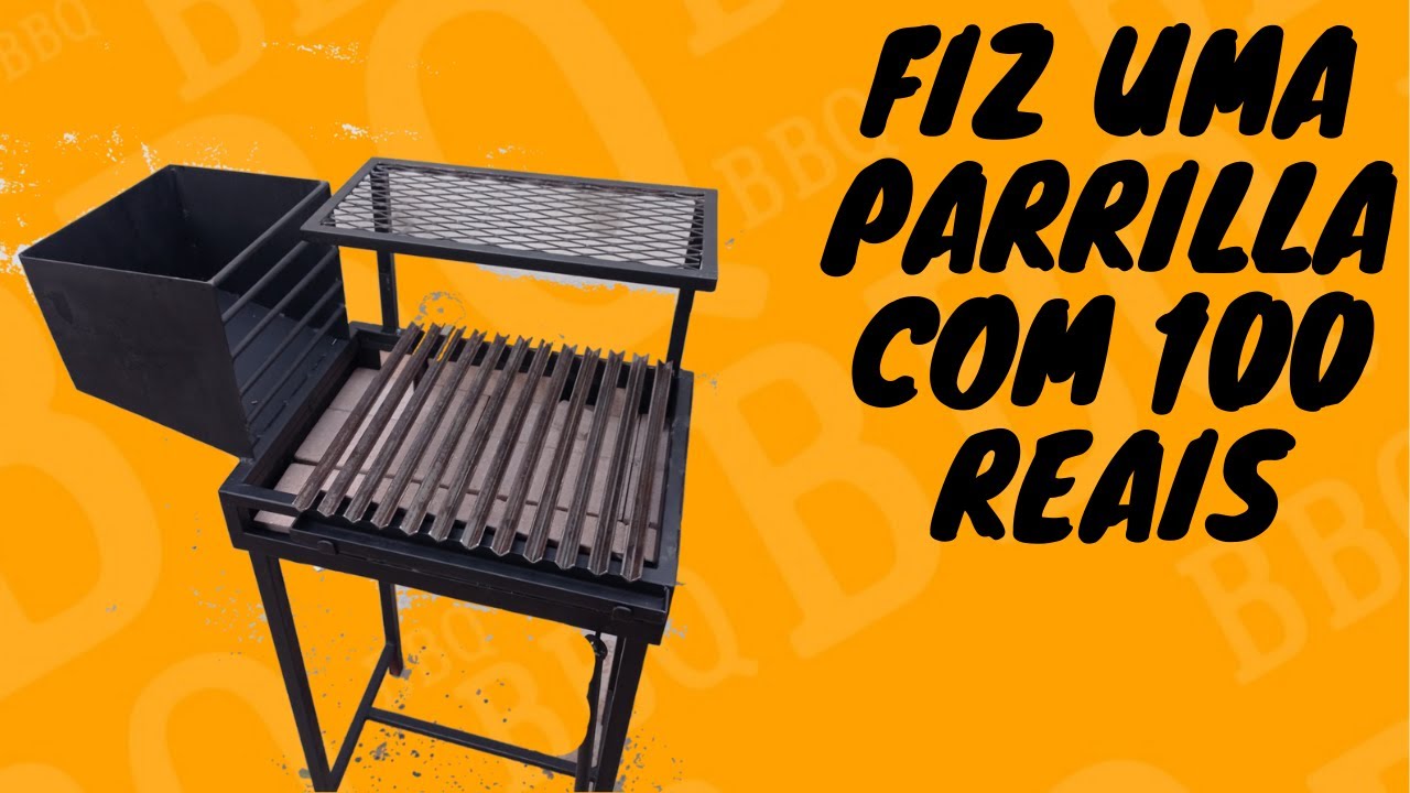Como fazer uma parrilla barata (reciclado)