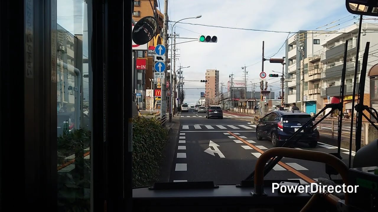 Timelapse×8【前面展望】名古屋市交通局バス🚌 基幹2系統バス 名古屋駅行 猪高車庫バス停（千種区）→市役所バス（中区）停 