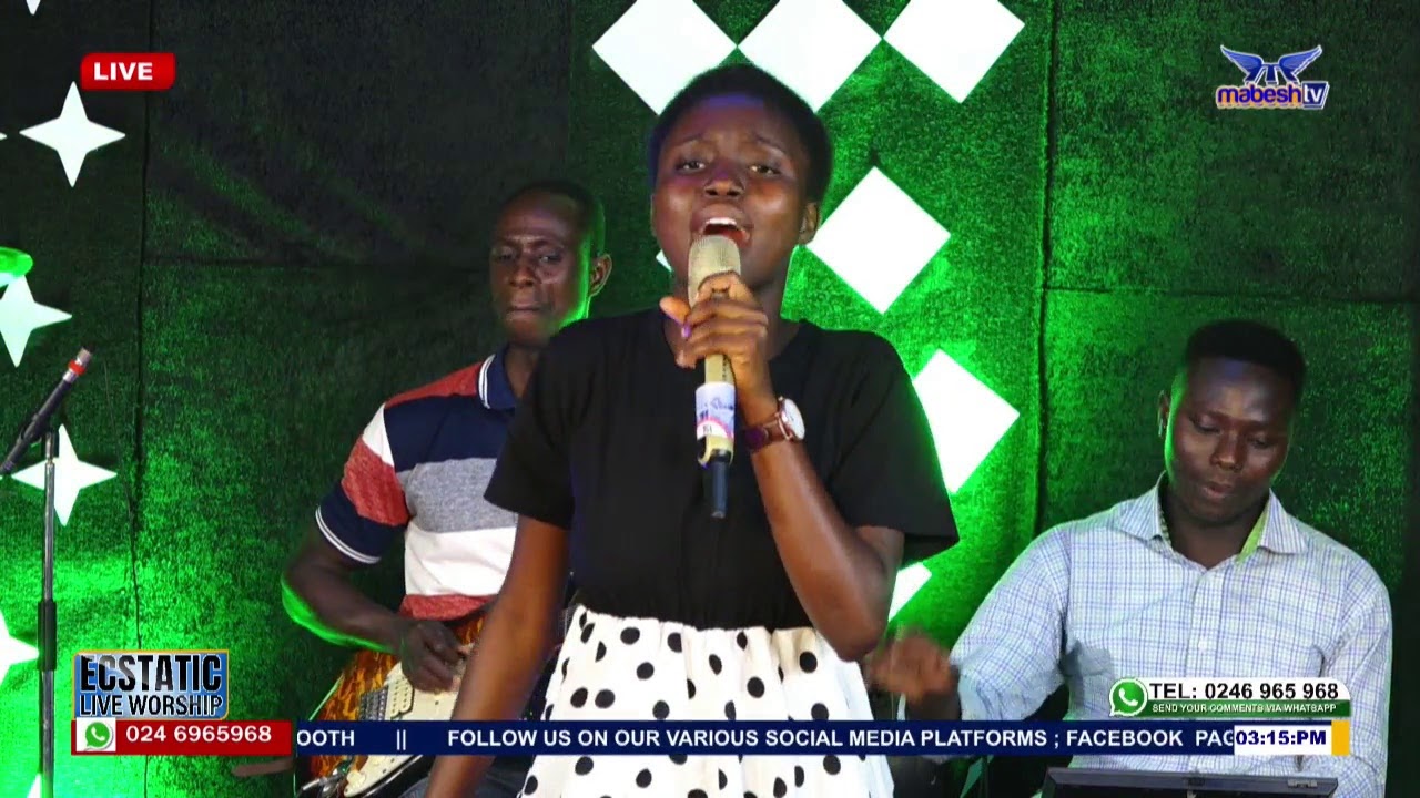 DAVELYN BOATENG PERFORMING LIVE ON ECSTATIC WORSHIP / MABESH TV
