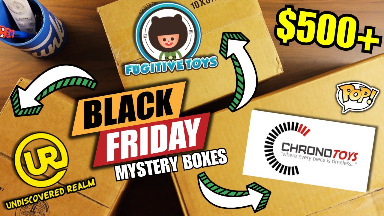 Unboxing $500 Worth of Black Friday Funko Pop Mystery Boxes from Fugitive Toys and Chrono Toys!