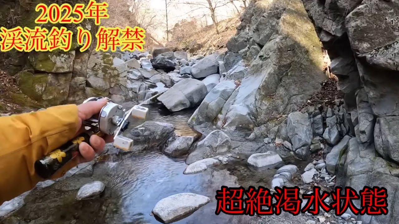 2025年渓流釣り解禁〜超絶渇水の山奥へ行ってみた