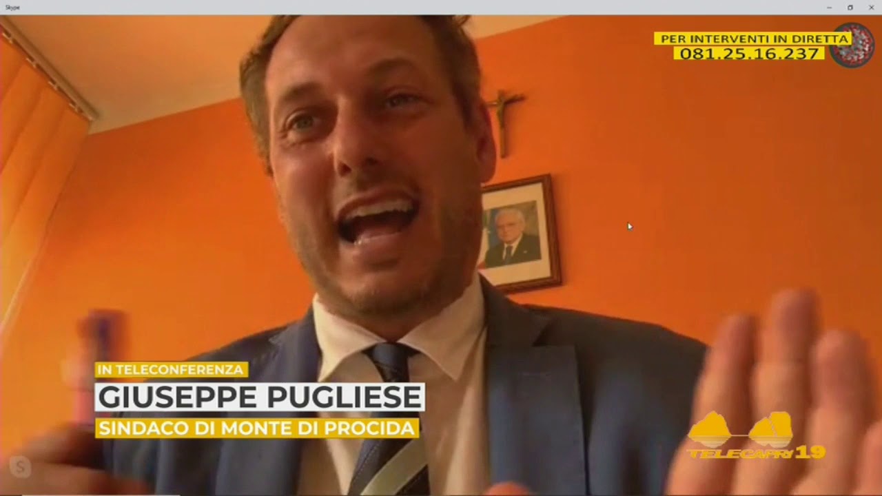 Corinavirus. Il sindaco Peppe Pugliese a Tele Capri. Pizzerie, Ristoranti, Lidi. Come sar&agrave; l'estate