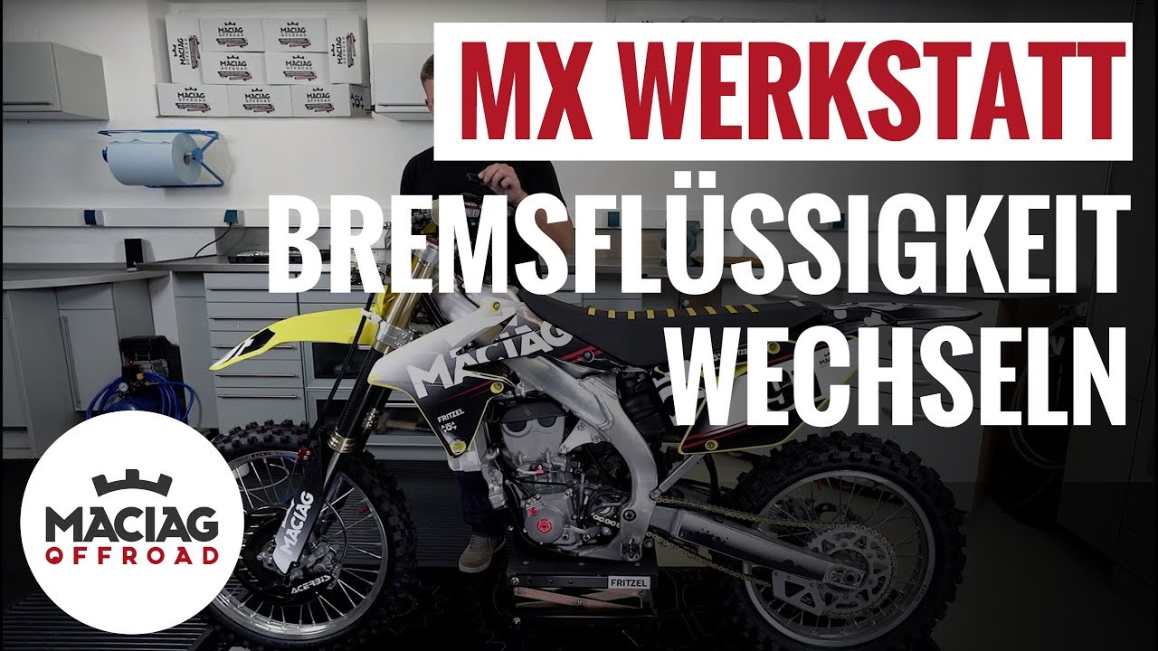 Motocross / Enduro Bremsflüssigkeit wechseln | Maciag Offroad MX Werkstatt