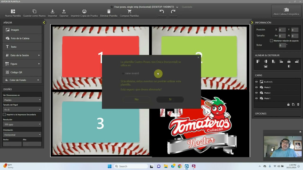 Tutorial de como hacer plantillas en DSLRBooth