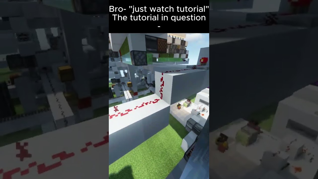 Average redstone tutorial be like: