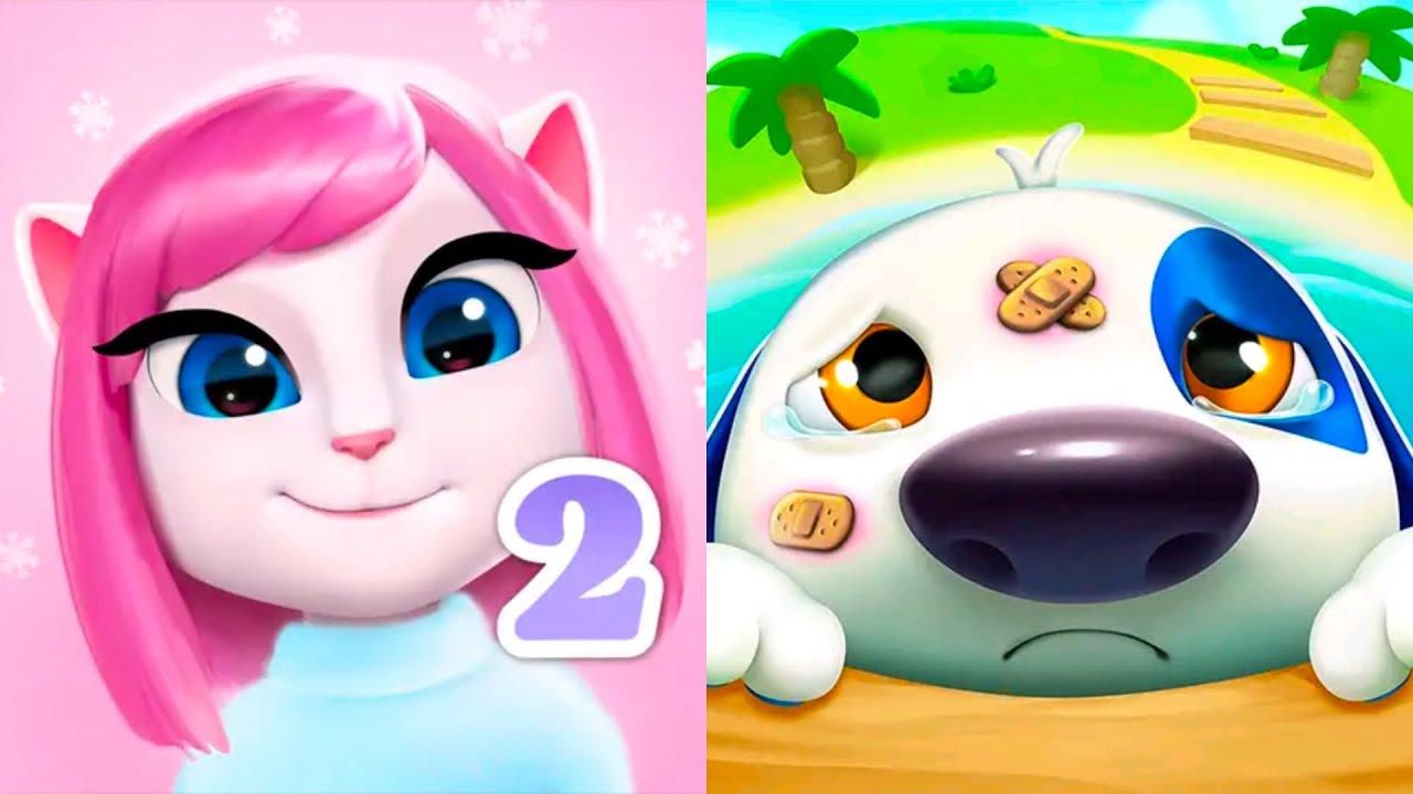 My Talking Angela 2 VS My Talking Hank: Islands Christmas 2025
