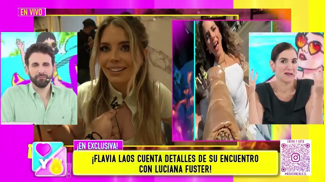 Amor y Fuego - MAR 30 - 2/4 - FLAVIA CUENTA DETALLES DE SU ENCUENTRO CON LUCIANA | Willax