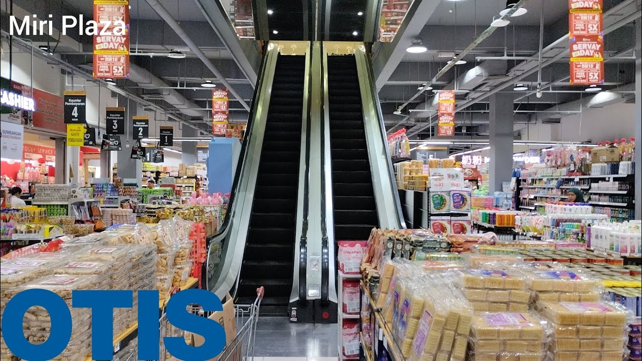 Retake OTIS Elevator and Escalator at Miri Plaza in Miri, Sarawak, Malaysia.