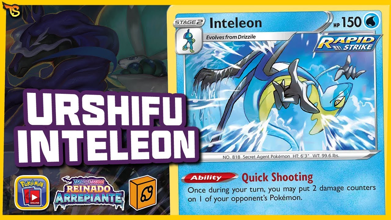 Urshifu VMAX com Inteleon, Golpe Fluido Deck! - Pokémon TCG Online