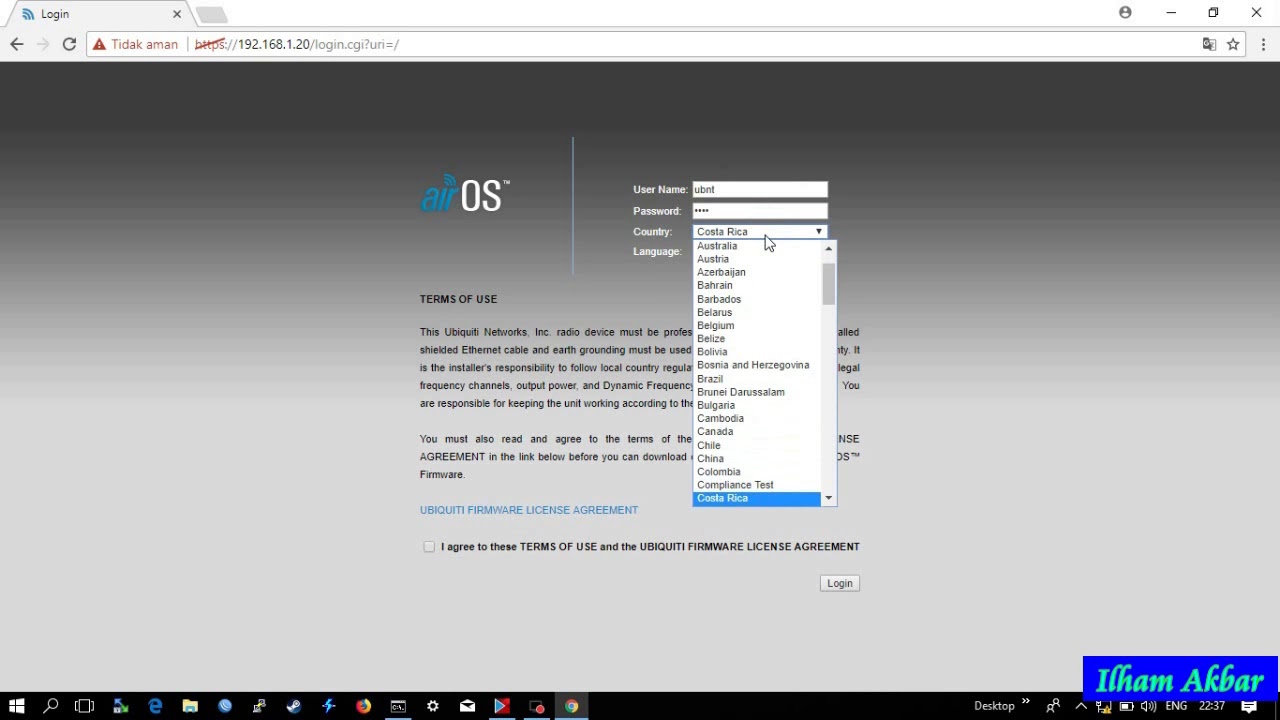 Tutorial setting power beam m5 untuk pemula