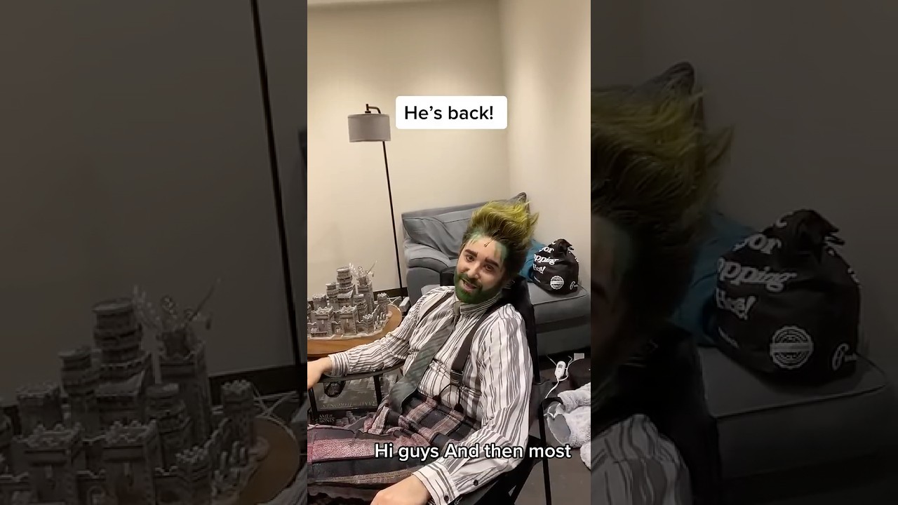 Alex Brightman's first performance post-concussion as Beetlejuice! - Beetlejuice The Musical