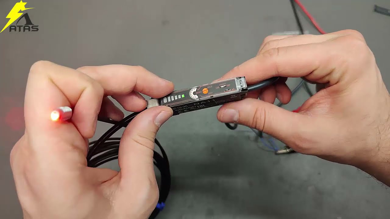 Omron Lazer Sensör Kullanımı / E3X-NA11 / Fiberoptik Lazer Sensör / Fiber Sensör