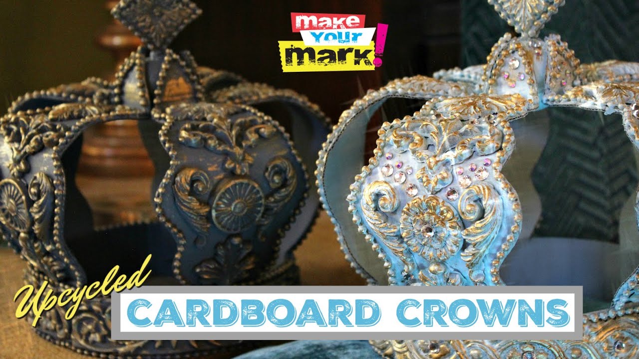 Fabulous Cardboard Crown - Upcycled & Updated