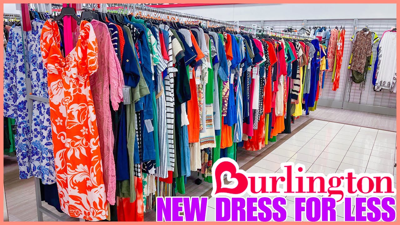 BURLINGTON DESIGNER & FASHION DRESS FOR LESS‼️ BURLINGTON CLEARANCE DRESS | SHOP WITH ME♥︎