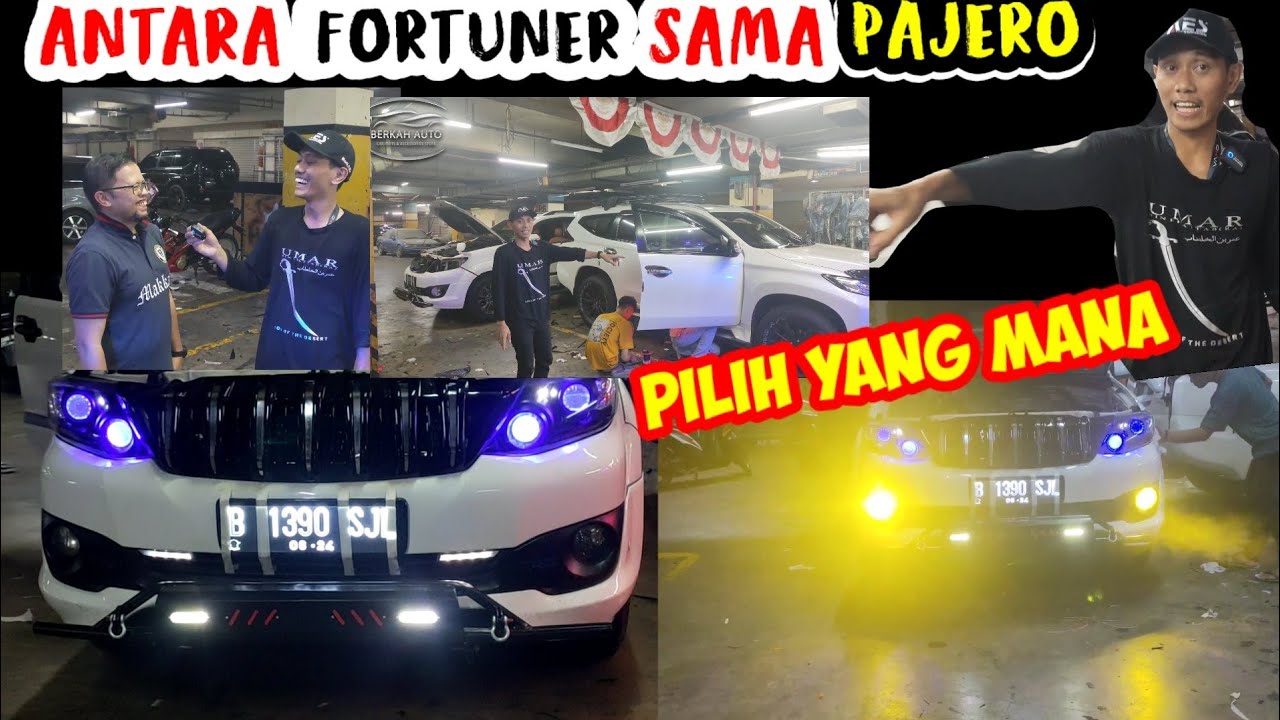 AKSESORIS & LAMPU MOBIL FORTUNER ADA DI SINI JON 😃😃🇮🇩🇮🇩 👍👍