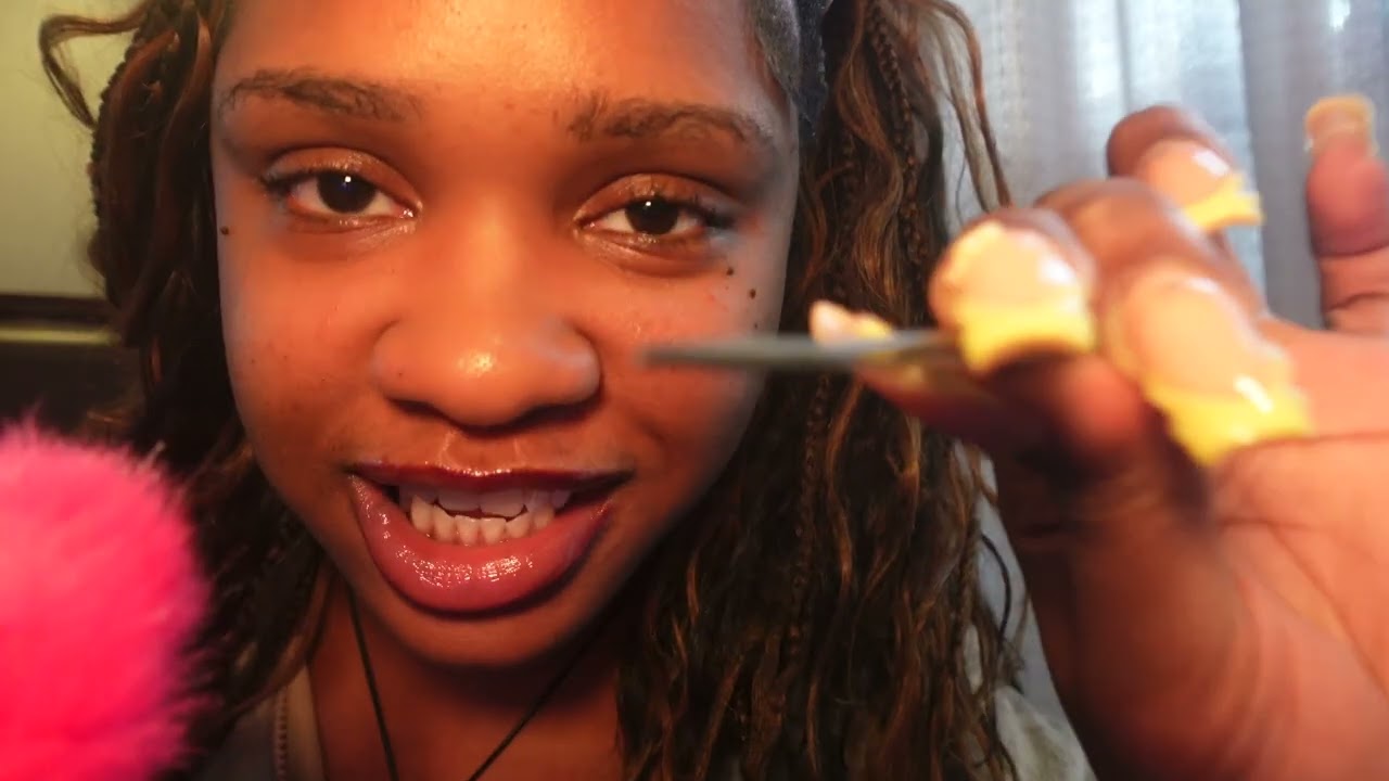 ASMR Lash Clusters and Chewing Gum