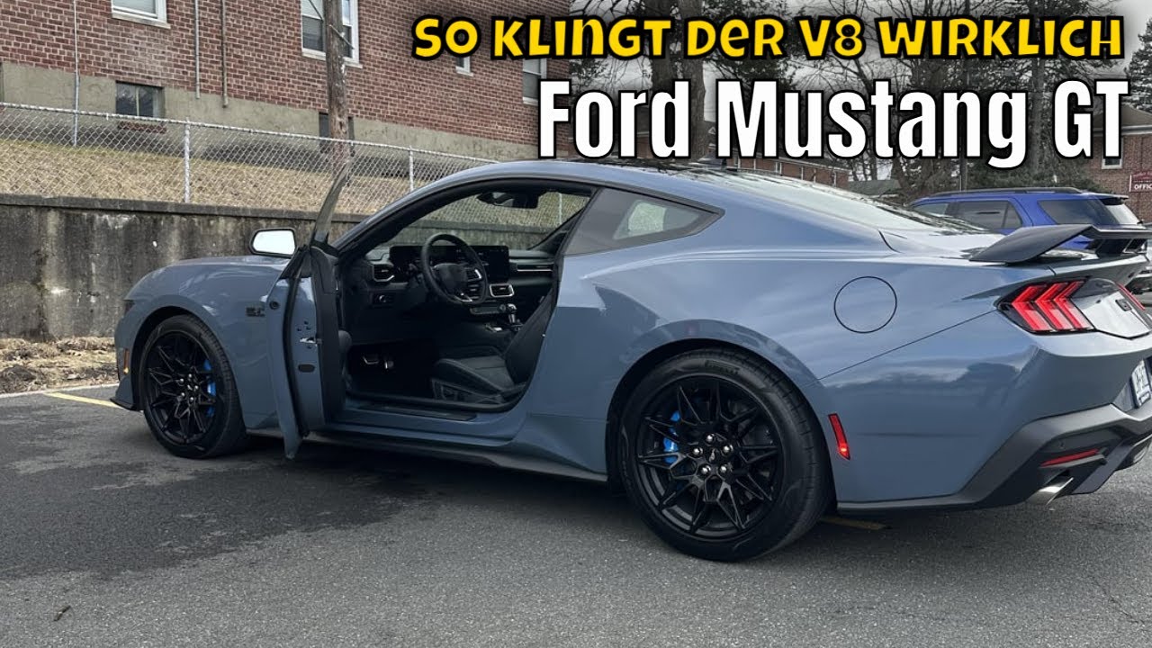 2025 Ford Mustang GT in Vapor Blue: Ultimativer V8-Sound und Fahrerlebnis!
