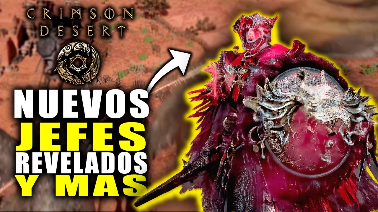 Analizando el nuevo gameplay de Crimson Desert: jefes, armas y secretos