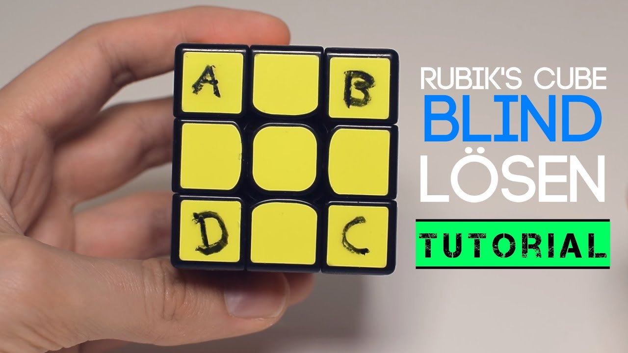 Rubik's Cube blind lösen | Tutorial