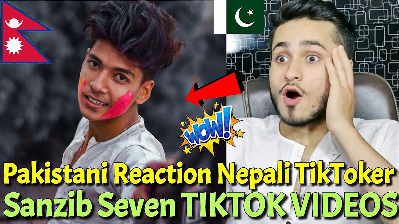 Pakistani React Nepali TikToker SANZIP SEVEN New VIRAL TIKTOK VIDEOS | Rk ReActions
