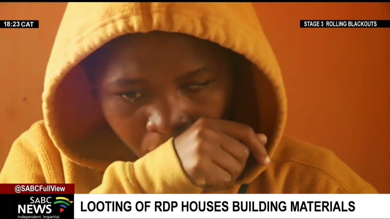 Residents in Port St Johns reportedly loot building materials from RDP houses