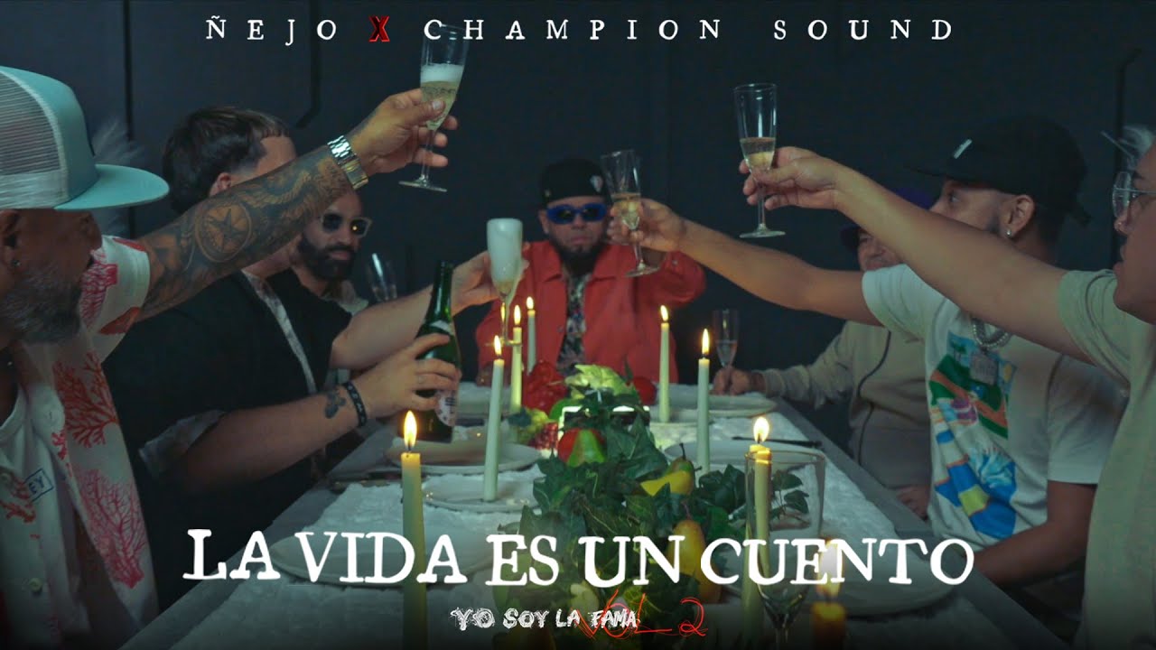 Ñejo, Champion Sound - La Vida Es Un Cuento  [Official Video]