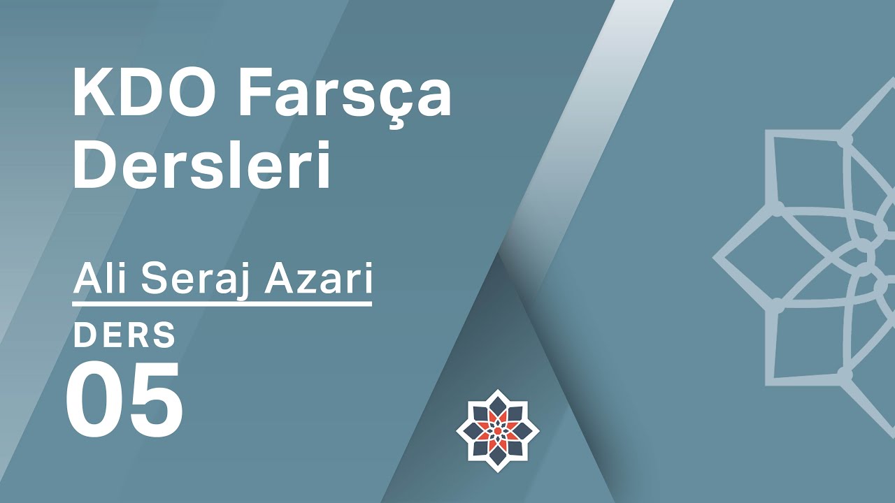 KDO Farsça Dersleri 5: ح - خ - د - ذ