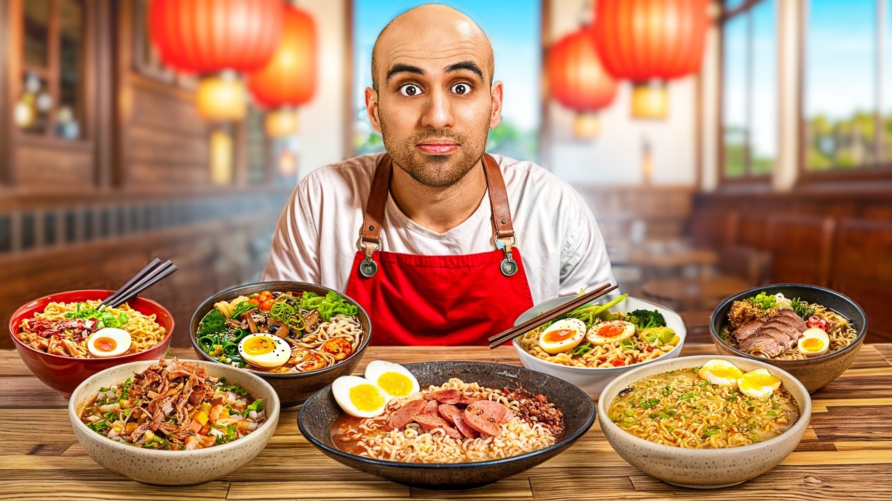 Calificando recetas de RAMEN instantáneo de mis suscriptores.