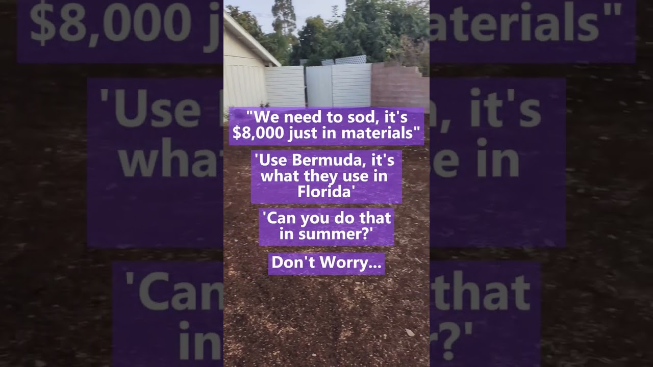 Seed vs Sod. #AskGene