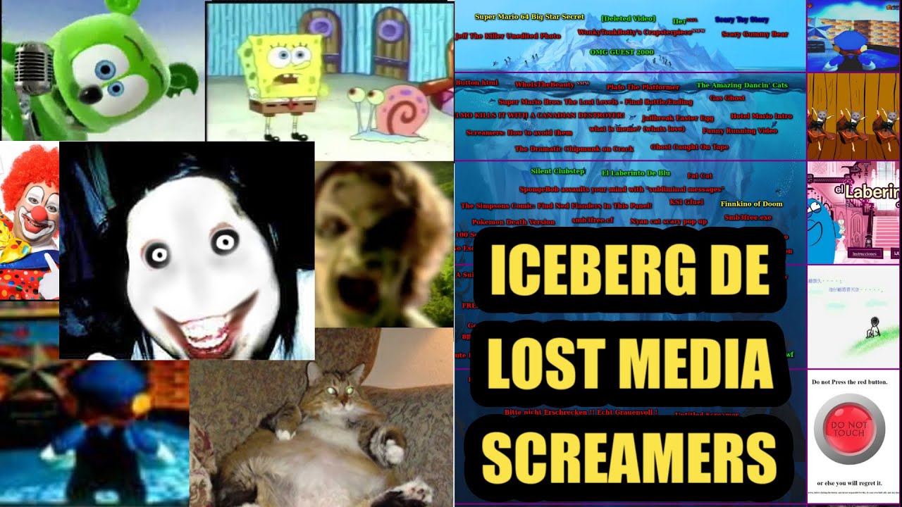 iceberg de LOST MEDIA SCREAMERS