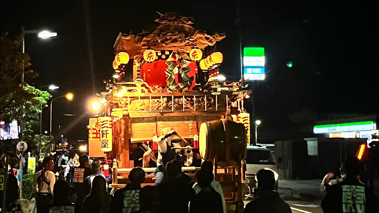 令和7年服織田神社祭典　東五丁目　静波保育園出発