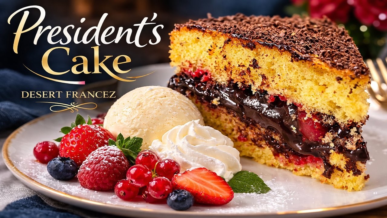 Prăjitura Președintelui 🍰 Desert Rafinat cu Gust Francez