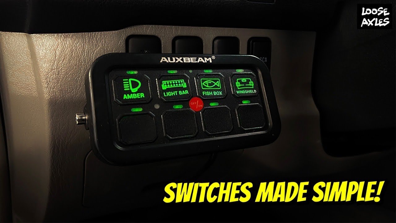 Installing an Auxbeam 8 Gang Switch Panel Into My 4th Gen Toyota 4Runner