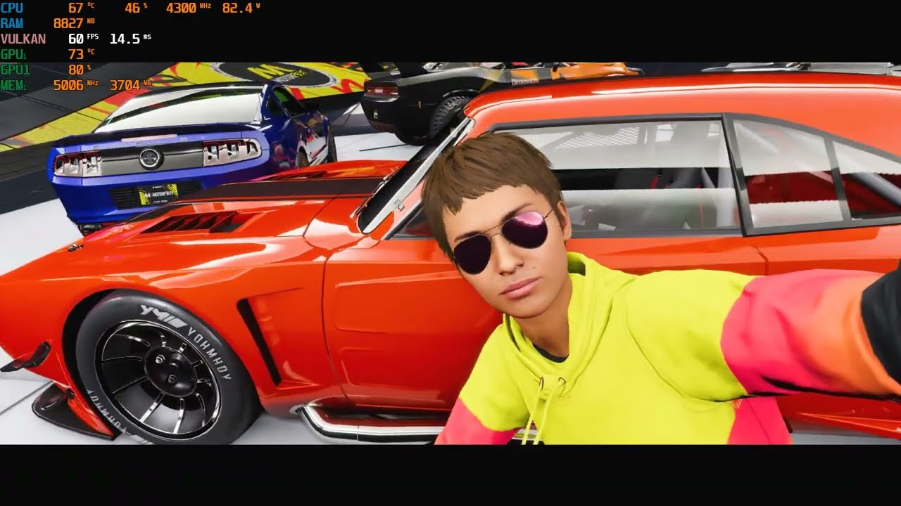 The Crew Motorfest GTX 1080 / i7-8700 - benchmark test