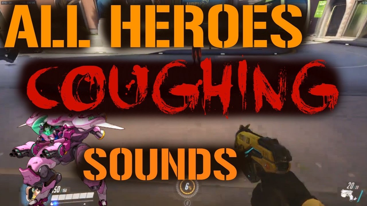 All Heroes Coughing Sounds | Overwatch