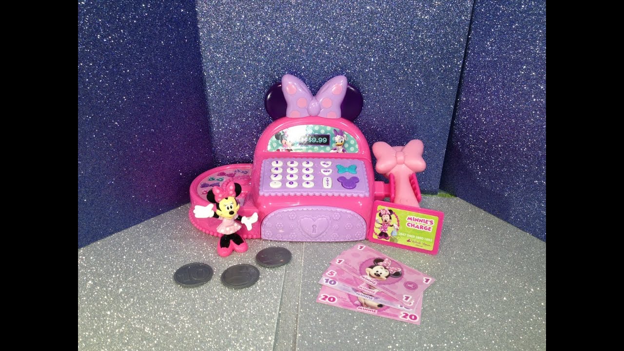 Mickey Mouse Clubhouse Minnie Bowtique Cash Register Toys Video Unboxing