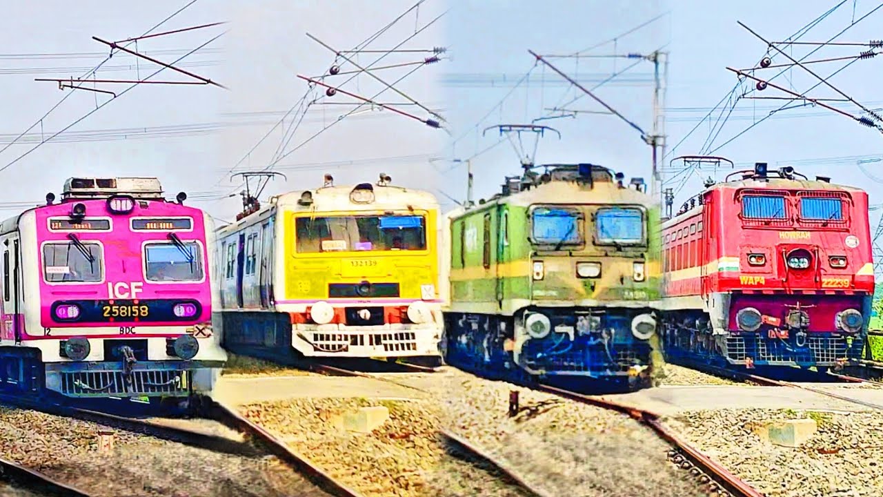Real 130kmph :-🚄 PAHARIA EXPRESS +🔥KAMRUP EXPRESS + ⚡ VANDE BHARAT+ INTERCITY EXPRESS+ ICF LOCAL